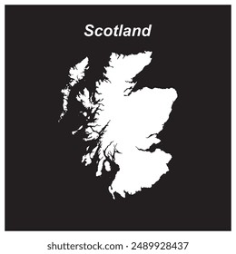 Scotland map design vector illustration