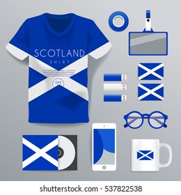 Scotland : National Corporate Products : Vector Illustration