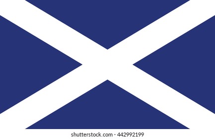 Scotland National Flag Illustration