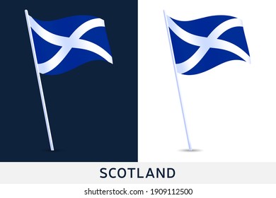 Scotland national flag. vector illustration