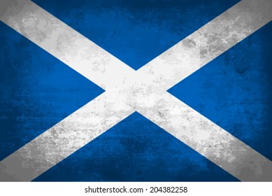 Scotland, Scottish Flag on concrete textured background