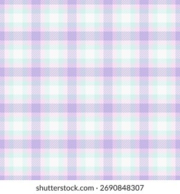 Scotland seamless vector check, layout tartan pattern plaid. Grand fabric background texture textile in light and white colors palette.