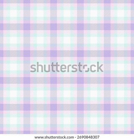 Scotland seamless vector check, layout tartan pattern plaid. Grand fabric background texture textile in light and white colors palette.