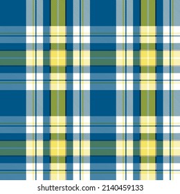  Scotland tartan in ukrainischen Flaggenfarben nahtlose Muster Textur