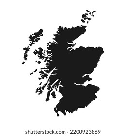 Scotland, UK region map. Vector illustration.