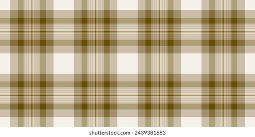Scotland vector background fabric, majestic seamless check tartan. Towel textile texture pattern plaid in amber and pastel color.