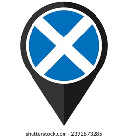 scotland in the world flag location point icon pack