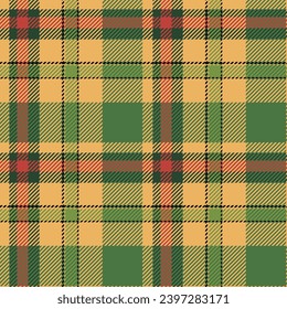 Scotland's Tartan vs Plaids pattern seamless red green yellow colour background.  Xmas Scottish Buffolo check flannel art design fo print fabric clots jacket kilt cotton fashion lumberjack 