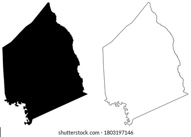 Scott County, Kentucky (U.S. county, United States of America, USA, U.S., US) map vector illustration, scribble sketch Scott map