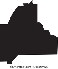 Scott County Map in state of indiana united states