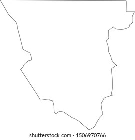 scott County map in Tennessee state