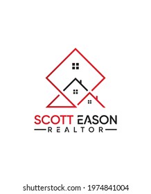 Scott Eason Realtor  real estate vector logo template
