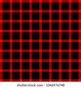 Scottish black and red cage, black and red celtic. Background in a cage. Vector illustration