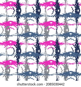 Scottish cage. Tartan plaid. Scottish pattern in black, beige and white cage. Traditional Scottish checkered background.   Seamless fabric texture.
