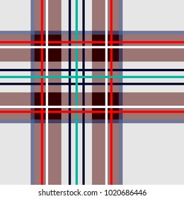 Scottish cage, white celtic. Scottish white checkered background. Scottish pattern. Vector illustration