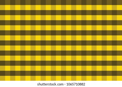 Scottish cage. yellow background. vector, illustration