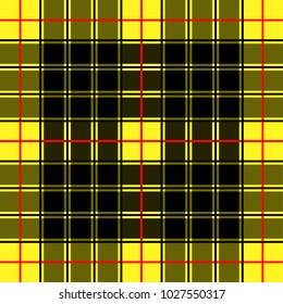 Scottish cage, yellow celtic. Scottish yellow checkered background. Scottish pattern. Vector illustration