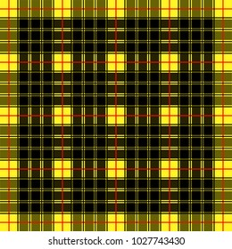 Scottish cage, yellow celtic. Scottish yellow checkered background. Scottish pattern. Vector illustration