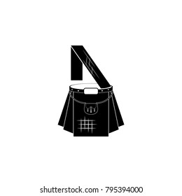 Scottish kilt icon. Element of United Kingdom culture icons. Premium quality graphic design icon. Signs, outline symbols collection icon for websites, web design, mobile app on white background
