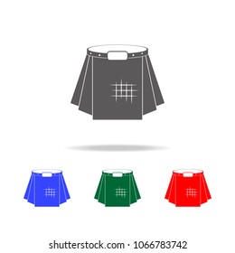 Scottish kilt icon. Elements of United Kingdom multi colored icons. Premium quality graphic design icon. Simple icon for websites, web design, mobile app, info graphics on white background
