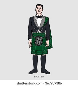Scottish Nobleman in kilt