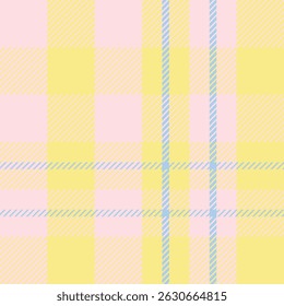 Padrão escocês, gaiola. Fundo amarelo xadrez escocês, tecido. Ornamento tradicional escocês, tartan xadrez.