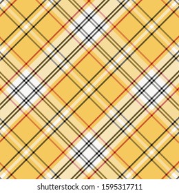 Scottish plaid red checkered vector pattern. Vector EPS 10