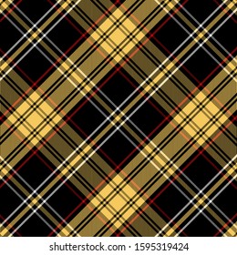 Scottish plaid red checkered vector pattern. Vector EPS 10