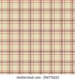 Scottish Plaid Seamless Vector Pattern