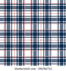 Scottish Plaid Seamless Vector Pattern