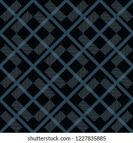 Scottish plaid, tartan seamless pattern. English fabric. Vector illustration. Can be used for wallpaper, textile, invitation card, wrapping, web page background.