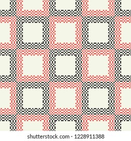 Scottish plaid, tartan seamless pattern. English fabric. Vector illustration. Can be used for wallpaper, textile, invitation card, wrapping, web page background.