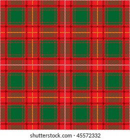 Scottish plaid, vector seamless pattern