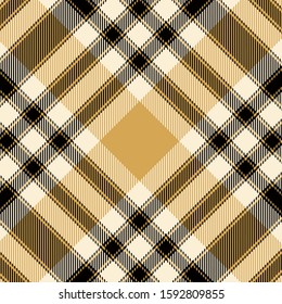 Scottish plaid yellow checkered vector pattern.EPS 10