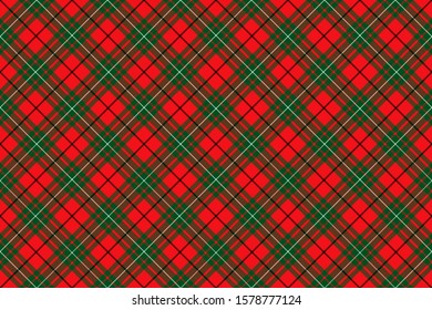 Scottish rectangle diagonal tartan for fabric, kilts, skirts, plaids and different designs.