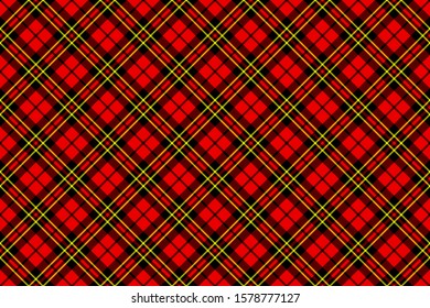 Scottish rectangle diagonal tartan for fabric, kilts, skirts, plaids and different designs.