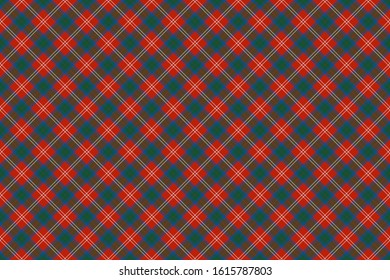 Scottish rectangle diagonal tartan for fabric, kilts, skirts, plaids and different designs.