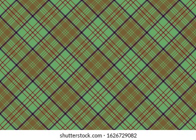 Scottish rectangle diagonal tartan for fabric, kilts, skirts, plaids and different designs.
