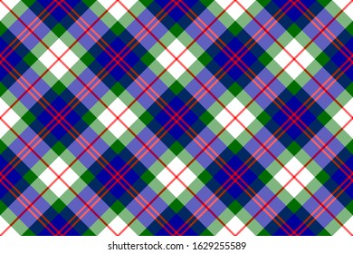 Scottish rectangle diagonal tartan for fabric, kilts, skirts, plaids and different designs.