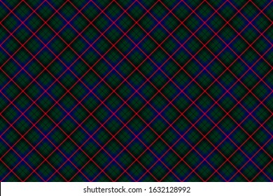 Scottish rectangle diagonal tartan for fabric, kilts, skirts, plaids and different designs.