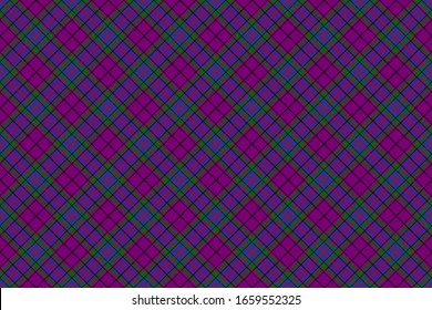 Scottish rectangle diagonal tartan for fabric, kilts, skirts, plaids and different designs.