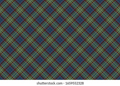 Scottish rectangle diagonal tartan for fabric, kilts, skirts, plaids and different designs.