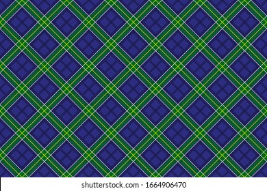 Scottish rectangle diagonal tartan for fabric, kilts, skirts, plaids and different designs.
