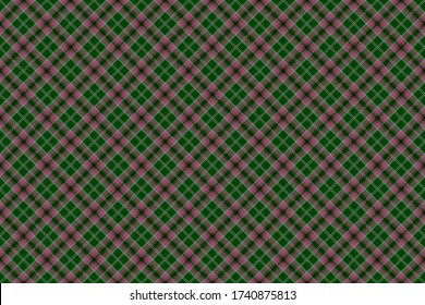 Scottish rectangle diagonal tartan for fabric, kilts, skirts, plaids and different designs.