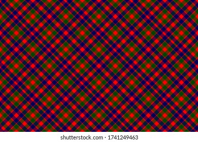 Scottish rectangle diagonal tartan for fabric, kilts, skirts, plaids and different designs.
