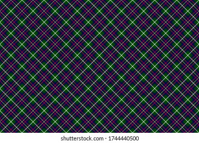 Scottish rectangle diagonal tartan for fabric, kilts, skirts, plaids and different designs.