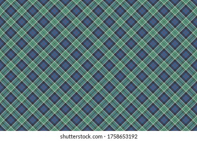 Scottish rectangle diagonal tartan for fabric, kilts, skirts, plaids and different designs.