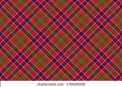 Scottish rectangle diagonal tartan for fabric, kilts, skirts, plaids and different designs.