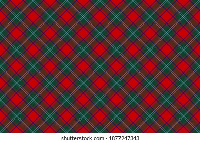 Scottish rectangle diagonal tartan for fabric, kilts, skirts, plaids and different designs.