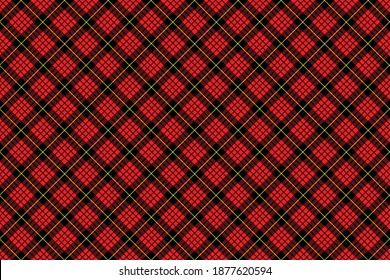 Scottish rectangle diagonal tartan for fabric, kilts, skirts, plaids and different designs.